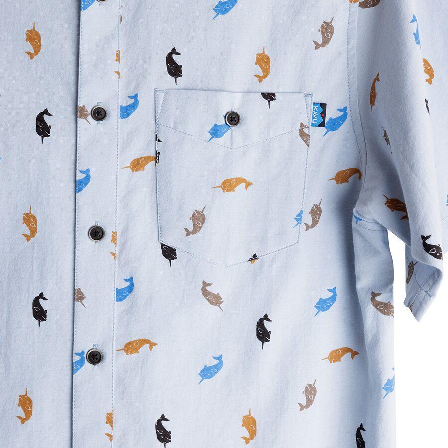 KAVU Juan Short-Sleeve Shirt - Men's Narwhal Calls