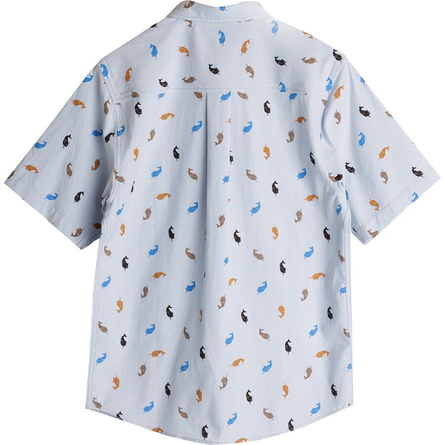 KAVU Juan Short-Sleeve Shirt - Men's Narwhal Calls