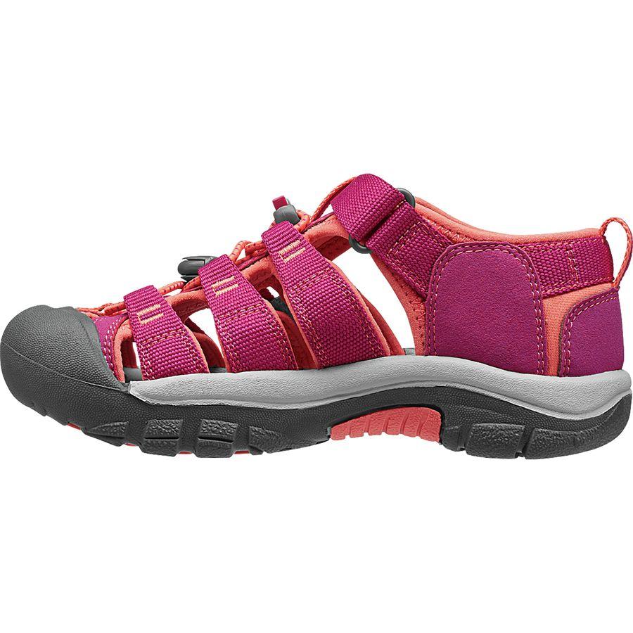 KEEN Newport H2 Sandal - Girls' Very Berry/Fusion Coral