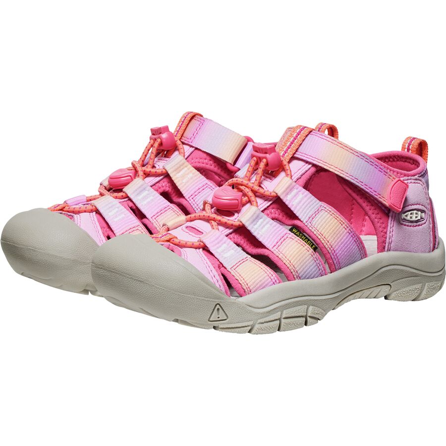 KEEN Newport H2 Sandal - Kids' Hot Pink/Orchid Petal