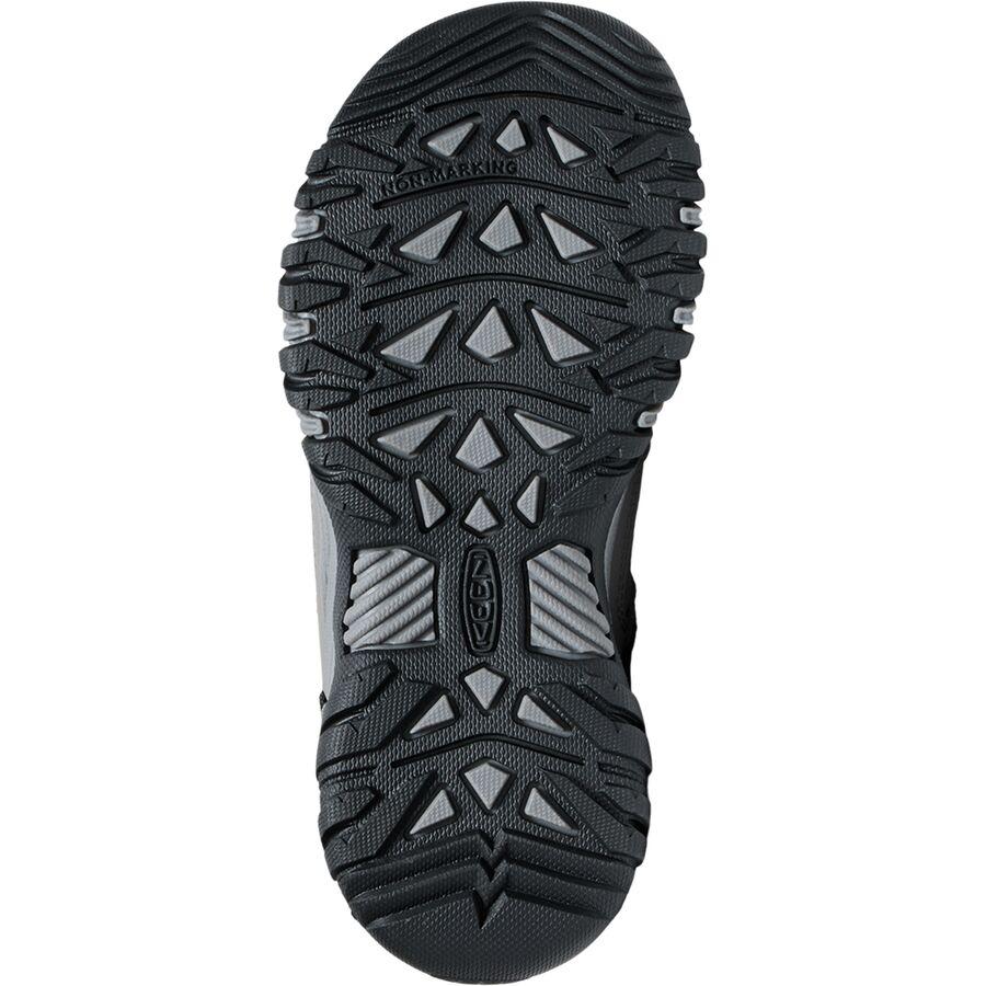 KEEN Targhee IV Mid WP Shoe - Kids' Alloy/Granite Green