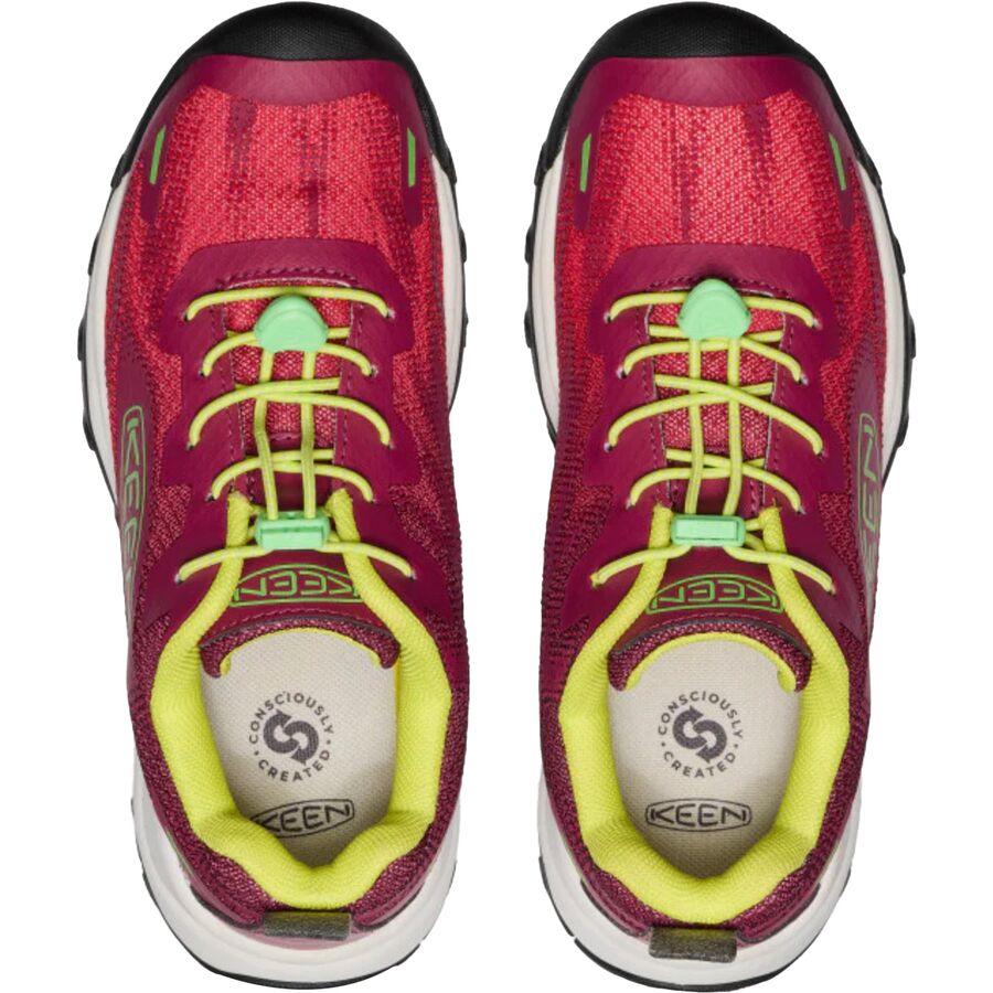 KEEN Wanduro Speed Shoe - Kids' Beaujolais/Summer Green