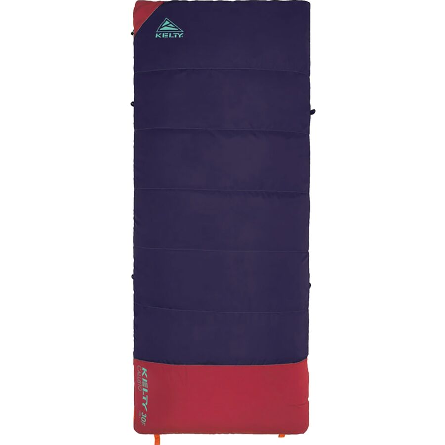 Kelty Callisto 30 Sleeping Bag: 30F Synthetic - Kids' Italian Plum