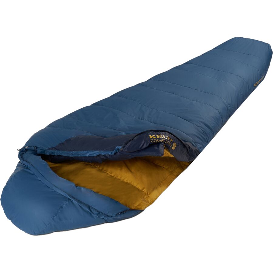Kelty Cosmic 20 Sleeping Bag: 20F Down Dark Blue/Pageant Blue/Olive Oil