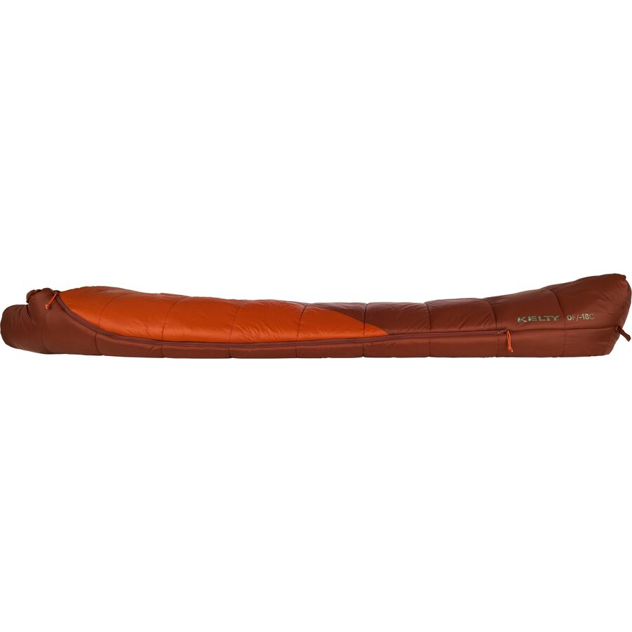Kelty Cosmic Sleeping Bag: 0F Synthetic Cherry Mahogany/Cinnamon Stick/Sea Spray