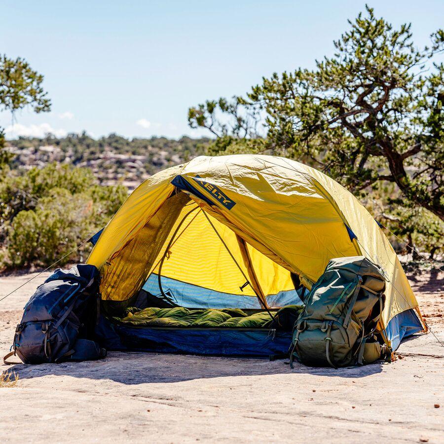 Kelty Far Out 3 Tent: 3-Person 3-Season Olive Oil/Agean Blue