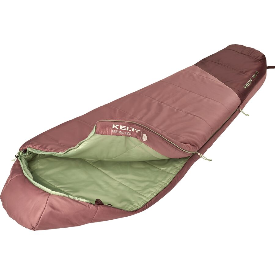 Kelty Mistral Sleeping Bag: 30F Synthetic - Kids' Antler