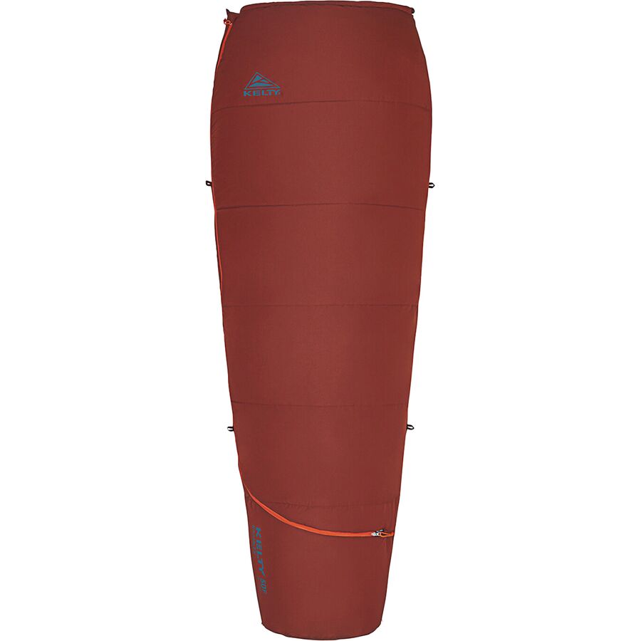 Kelty Rambler 50 Sleeping Bag: 50F Synthetic Fired Brick