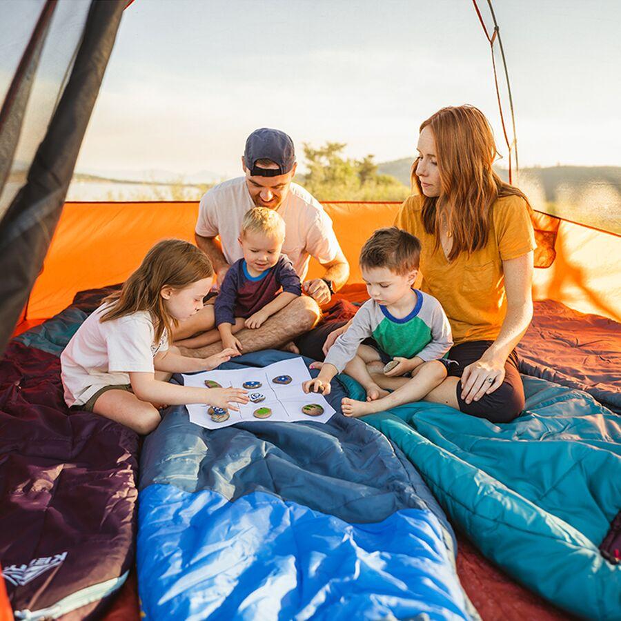 Kelty Rumpus 4P Tent: 4-Person 3-Season Malachite/Midnight Navy/Golden Oak