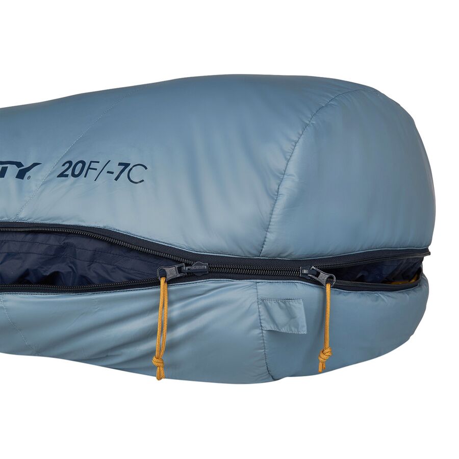 Kelty Supernova 20 Sleeping Bag: 20F Down Pageant Blue/Windward Blue/Olive Oil