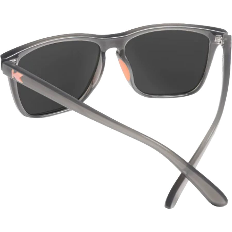 Knockaround Fast Lanes Sport Polarized Sunglasses Jelly Grey/Peach