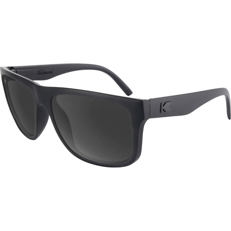 Knockaround Torrey Pines Polarized Sunglasses Black On Black/Smoke