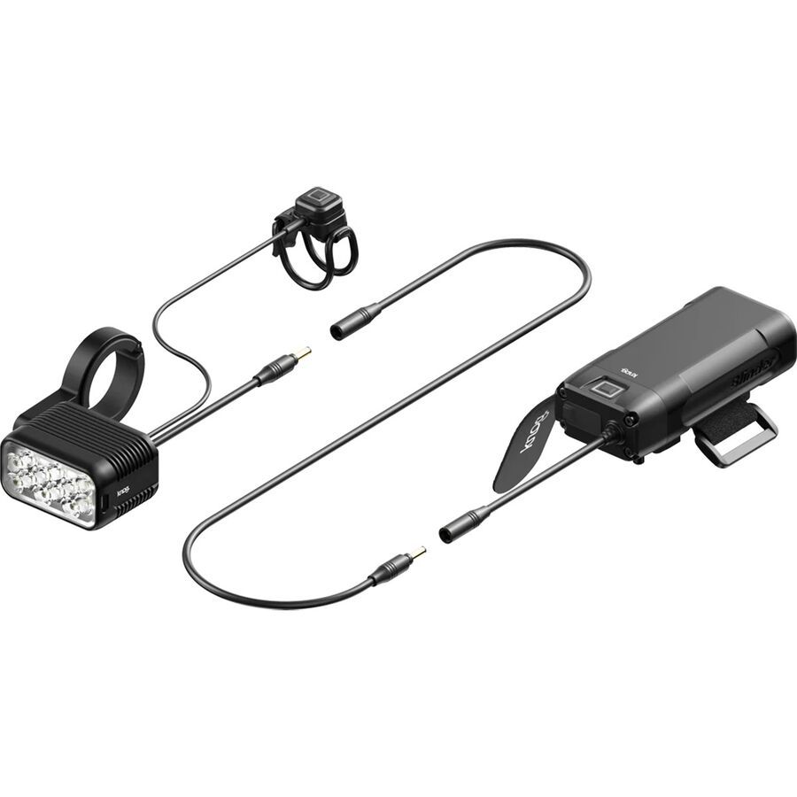 Knog Blinder X 1800 + 10 000 mAh Battery Black