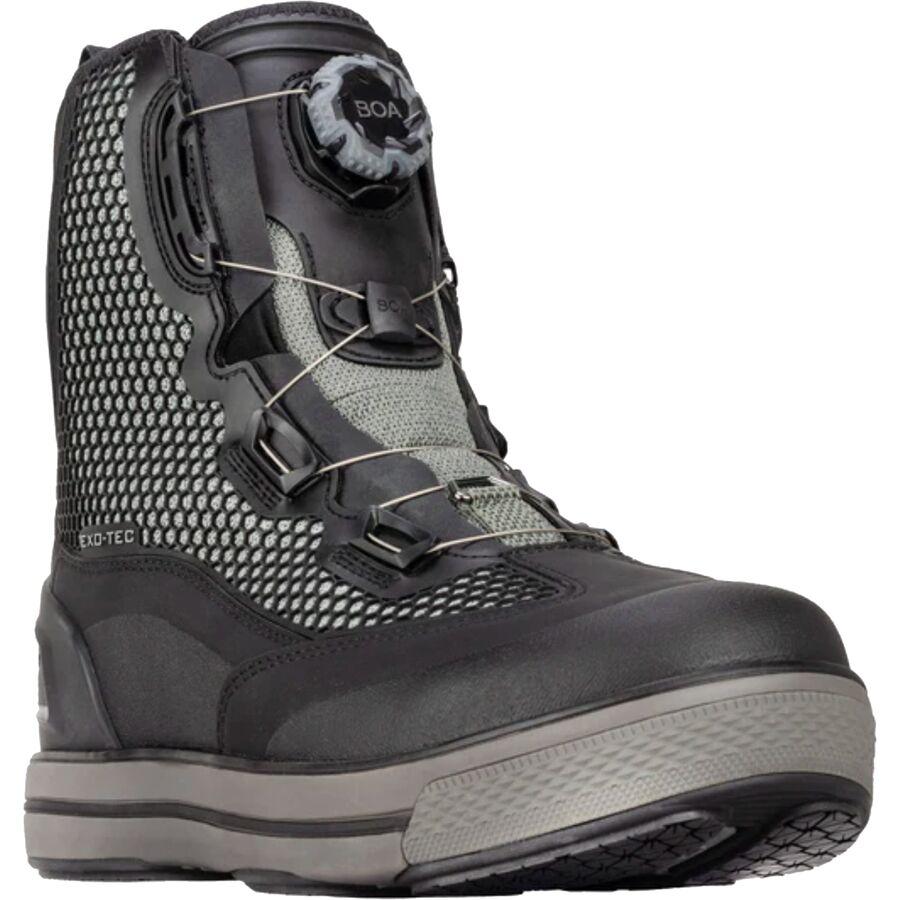 Korkers Chrome Lite Wading Boot Black/Fixed Kling-On Rock Soles