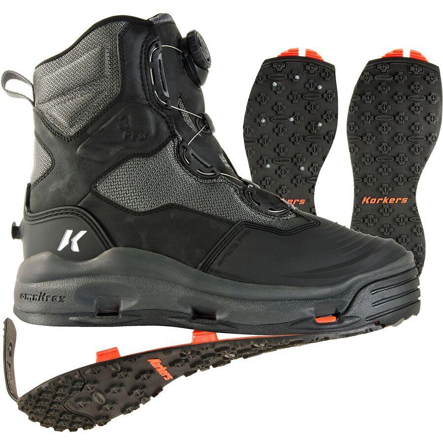 Korkers Darkhorse Wading Boot - Men's Kling-On & Felt Soles