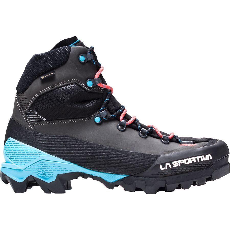 La Sportiva Aequilibrium LT GTX Mountaineering Boot - Women's Black/Hibiscus