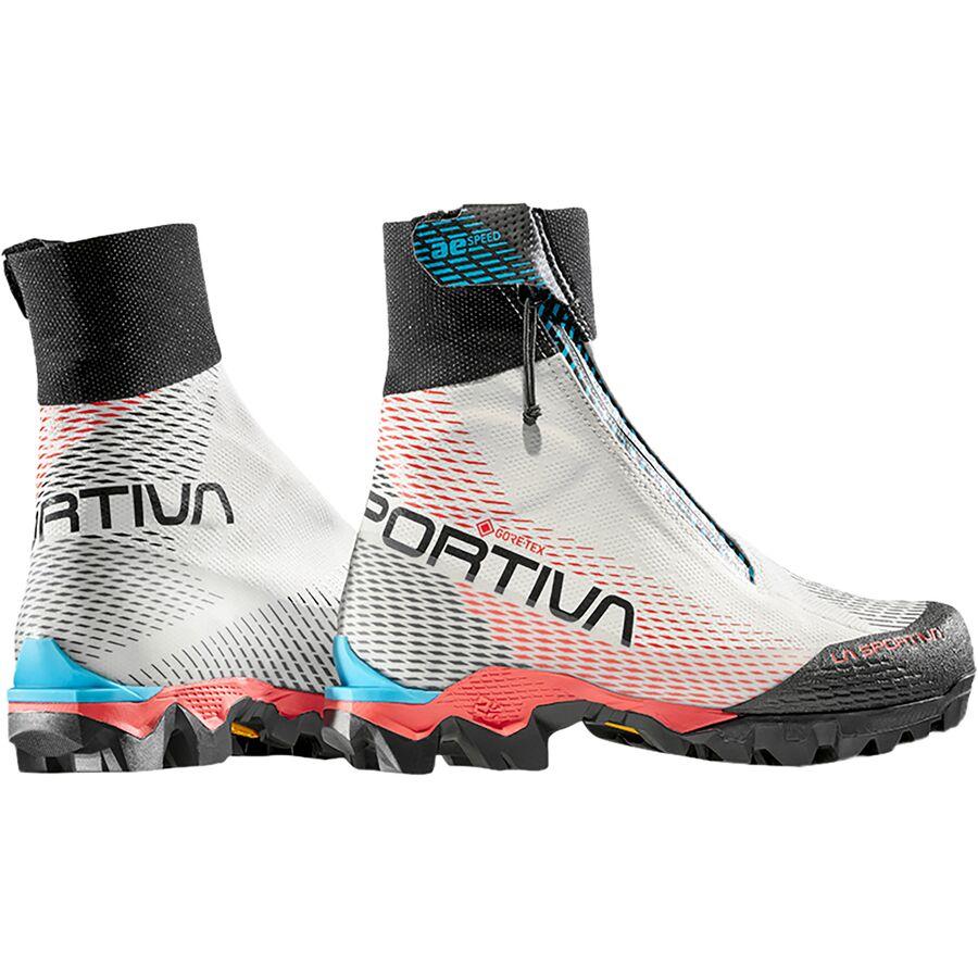 La Sportiva Aequilibrium Speed GTX Mountaineering Boot - Women's White/Hibiscus
