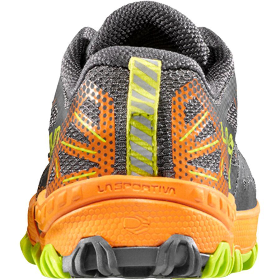 La Sportiva Bushido II Trail Running Shoe - Kids' Carbon/Hawaiian Sun