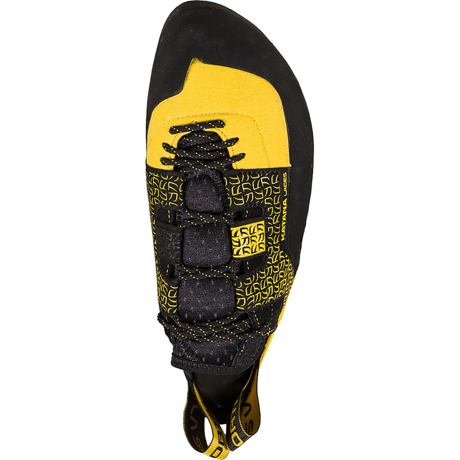 La Sportiva Katana Lace Vibram XS Edge Climbing Shoe Yellow/Black