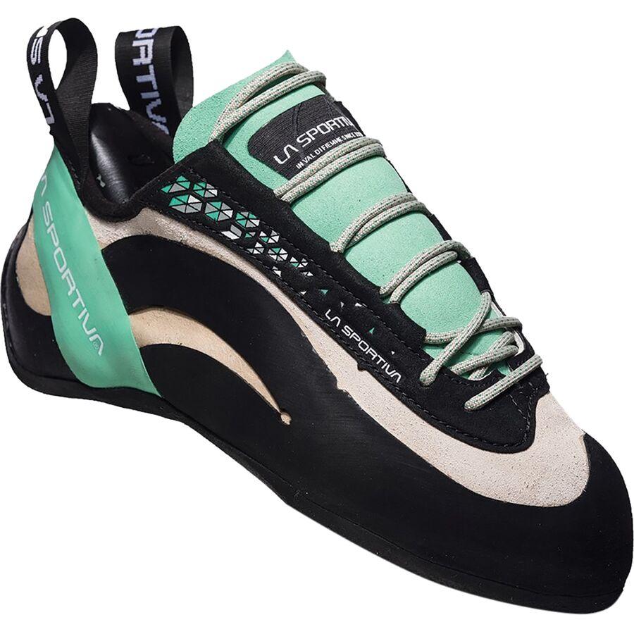 La Sportiva Miura Climbing Shoe - Women's White/Jade Green