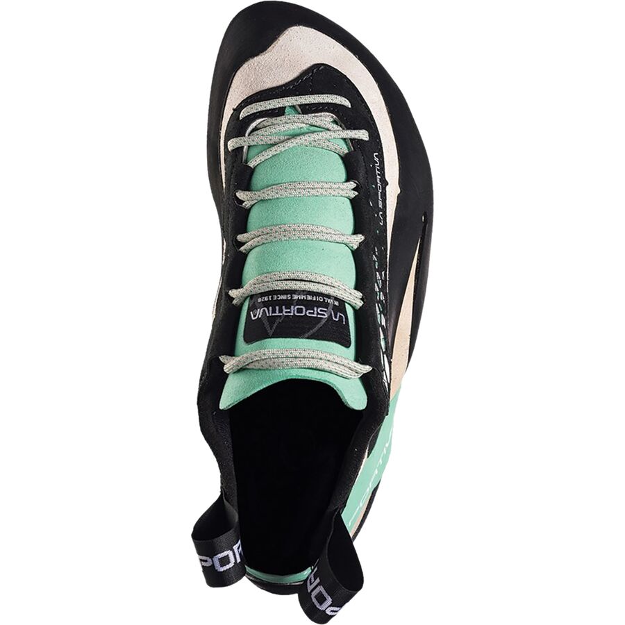 La Sportiva Miura Climbing Shoe - Women's White/Jade Green