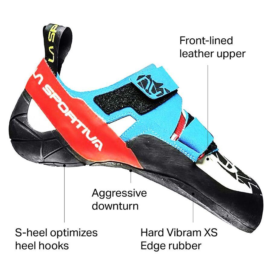 La Sportiva Otaki Climbing Shoe Blue/Flame