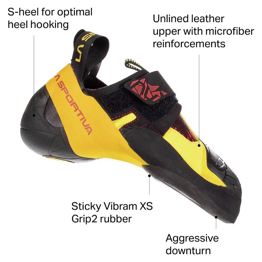 La Sportiva Skwama Climbing Shoe Black/Yellow