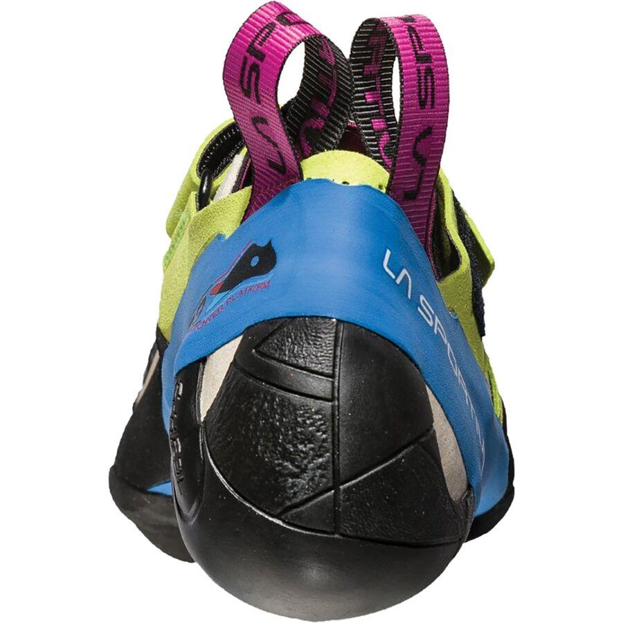 La Sportiva Skwama Climbing Shoe - Women's Apple Green/Cobalt Blue