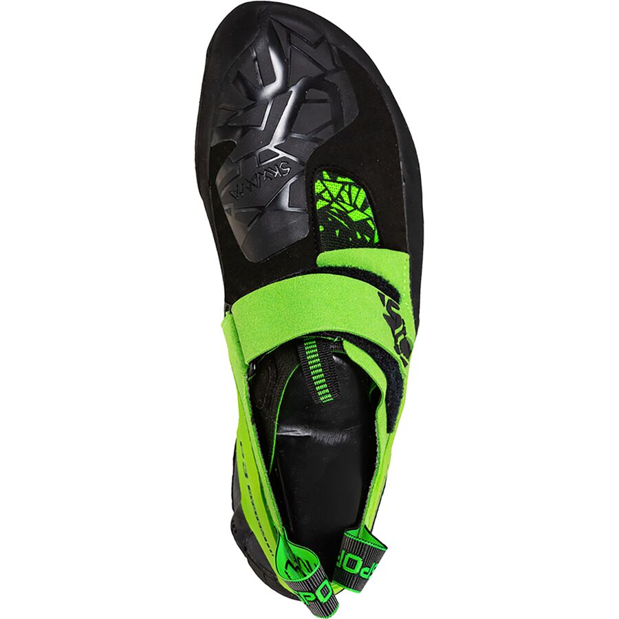 La Sportiva Skwama Vegan Climbing Shoe Black/Flash Green