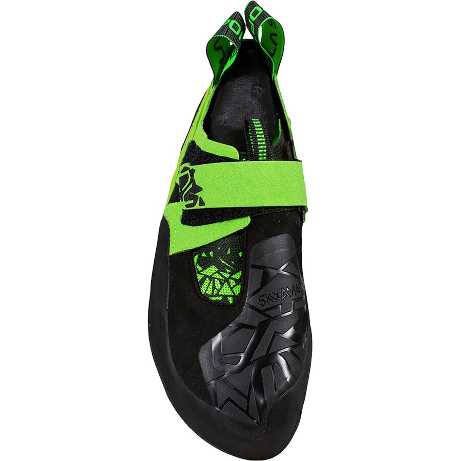 La Sportiva Skwama Vegan Climbing Shoe Black/Flash Green