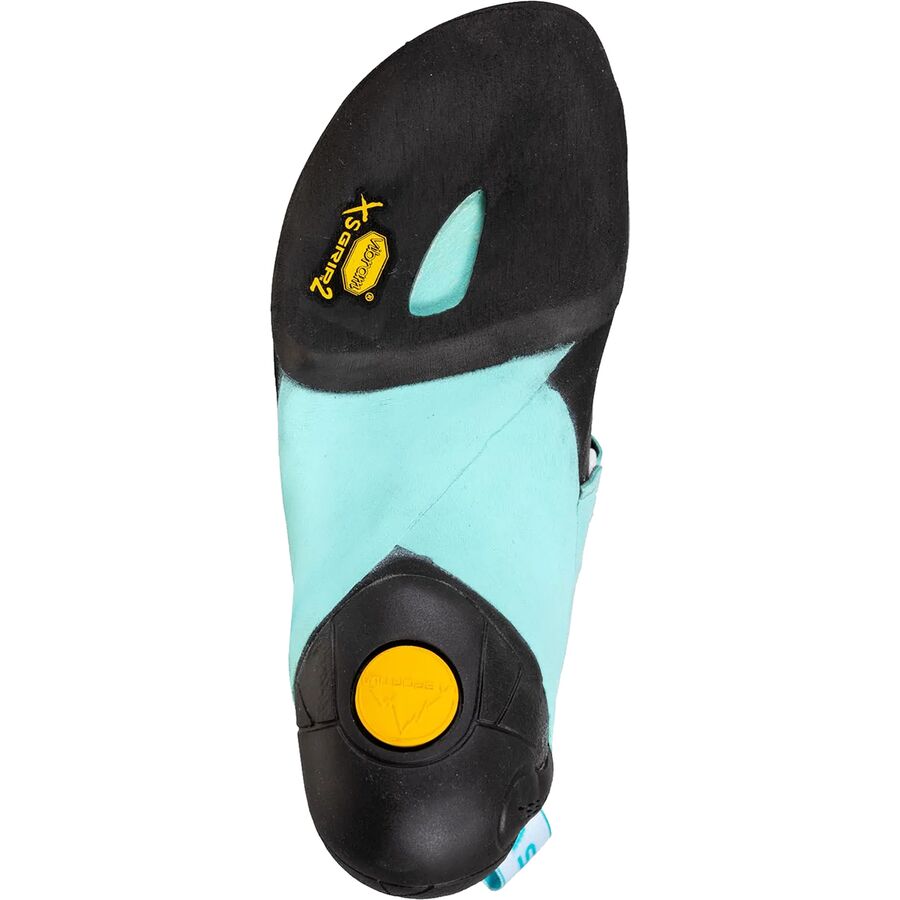 La Sportiva Skwama Vegan Climbing Shoe - Women's Carbon/Turquoise
