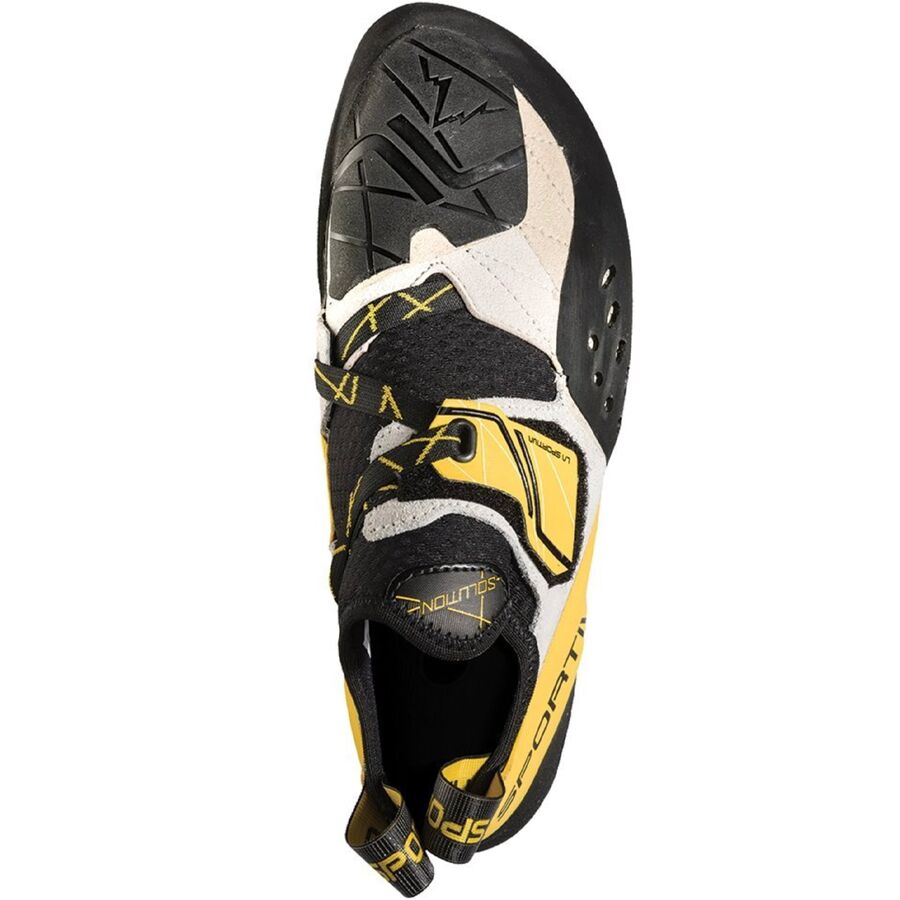 La Sportiva Solution Climbing Shoe White/Yellow