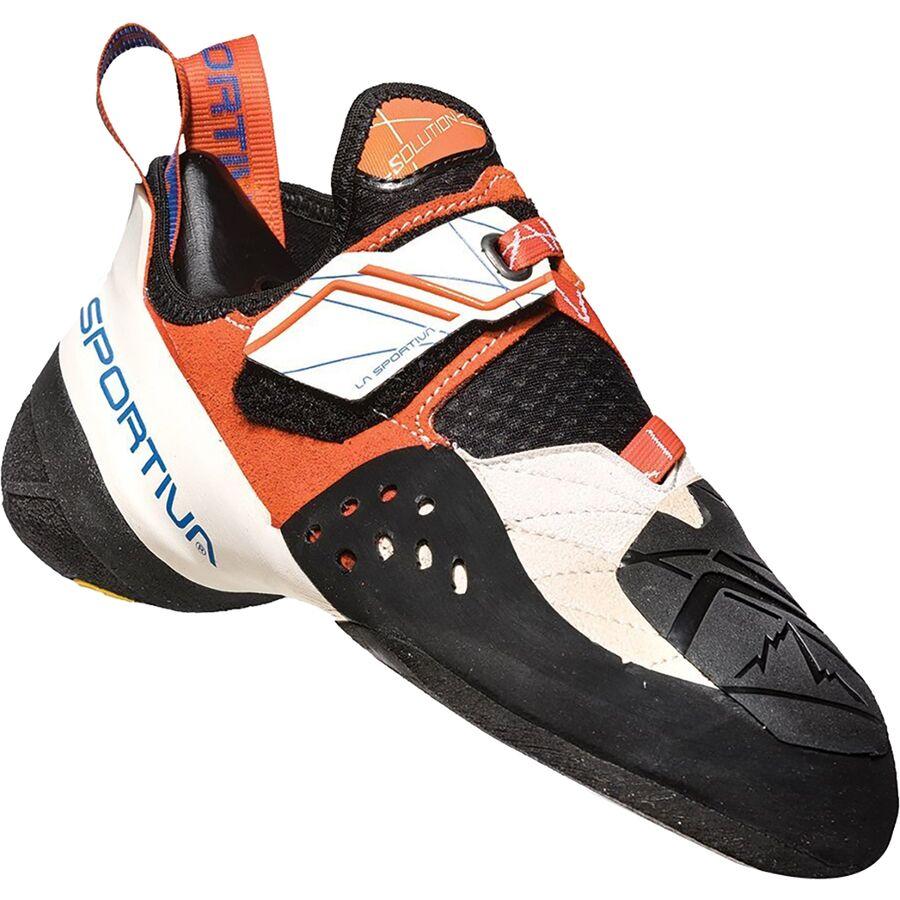 La Sportiva Solution Climbing Shoe - Women's White/Lily Orange