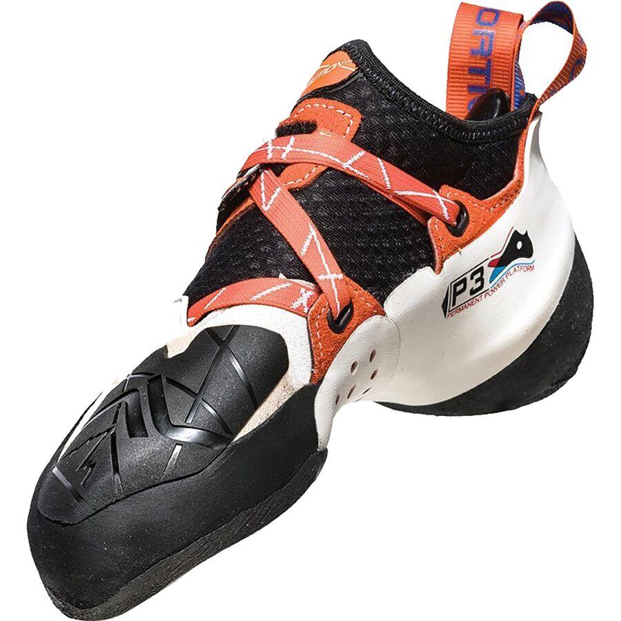 La Sportiva Solution Climbing Shoe - Women's White/Lily Orange