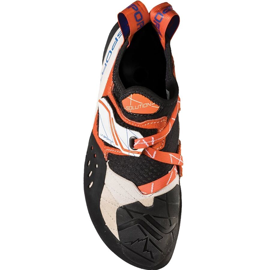 La Sportiva Solution Climbing Shoe - Women's White/Lily Orange