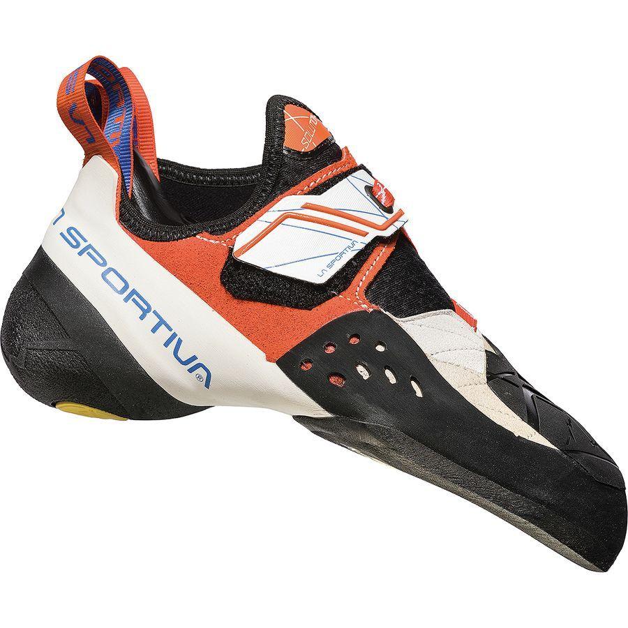 La Sportiva Solution Climbing Shoe - Women's White/Lily Orange