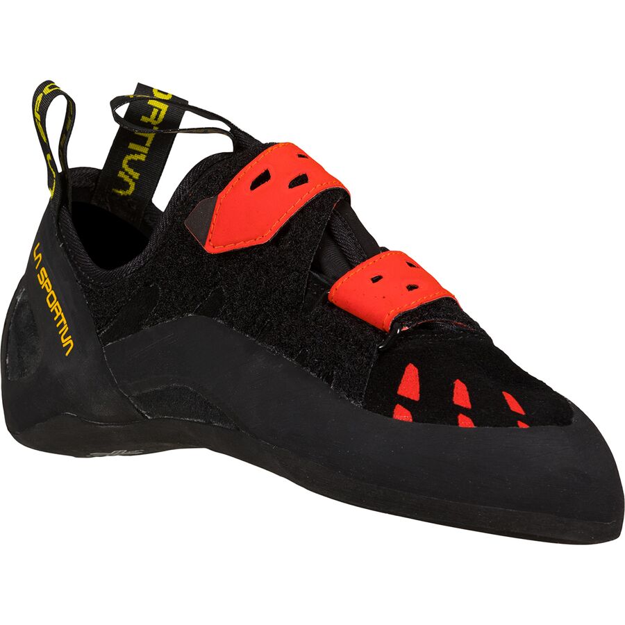 La Sportiva Tarantula Climbing Shoe Black/Poppy