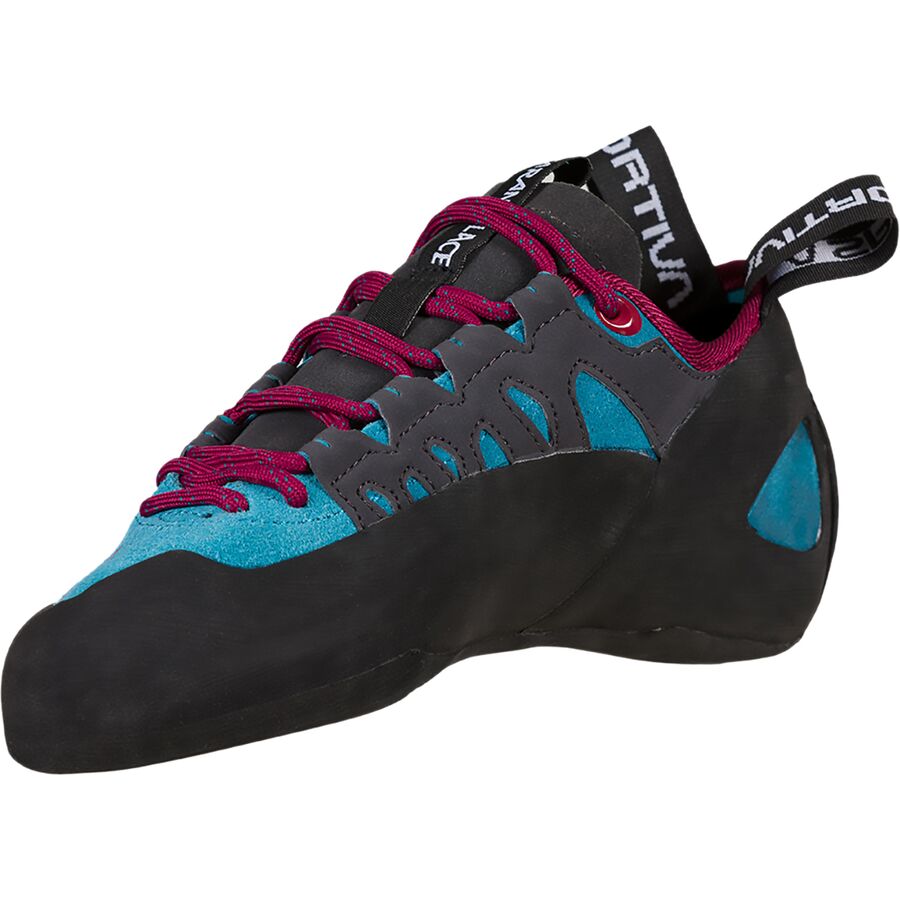 La Sportiva Tarantulace Climbing Shoe - Women's Topaz/Red Plum