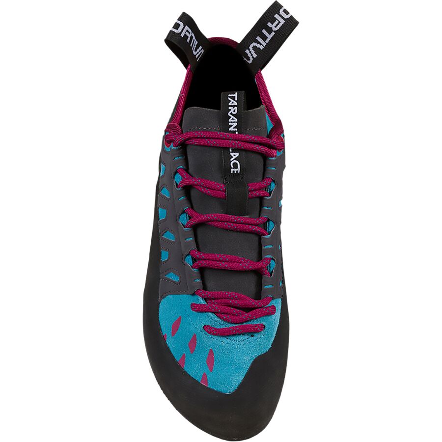 La Sportiva Tarantulace Climbing Shoe - Women's Topaz/Red Plum