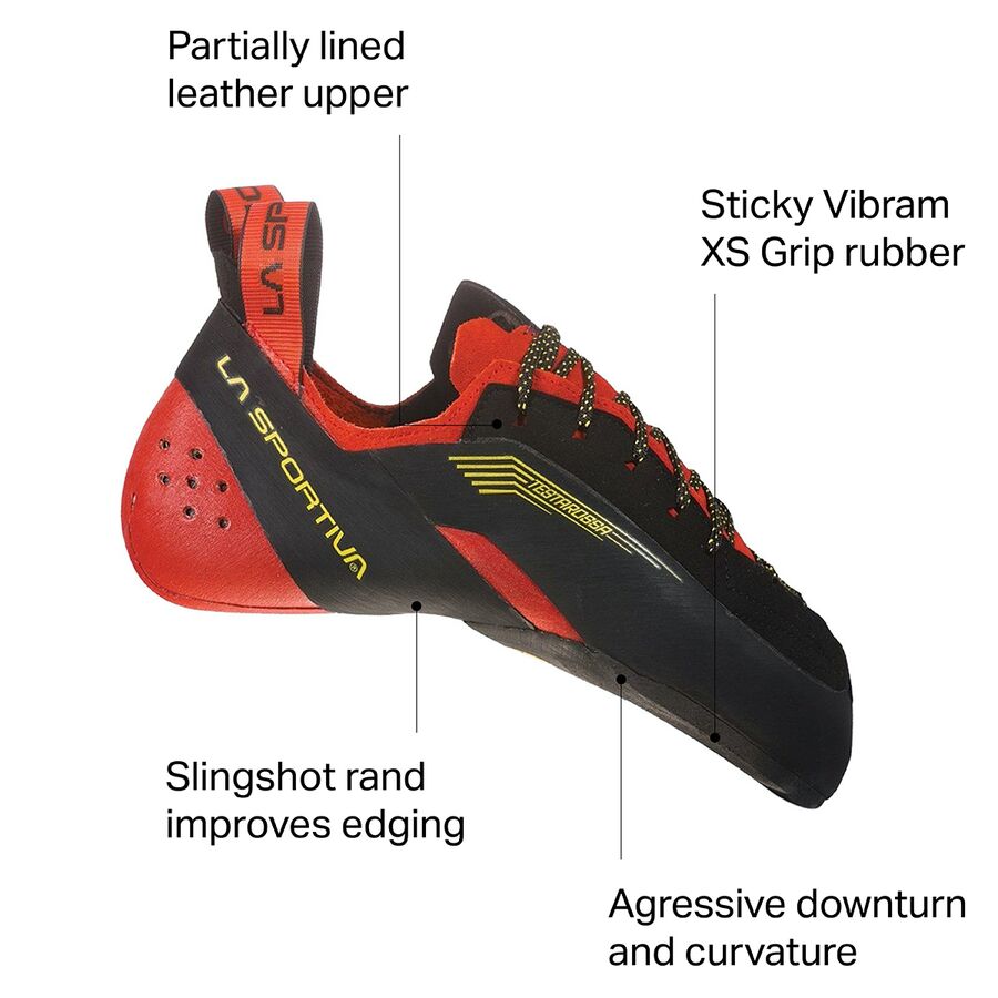 La Sportiva Testarossa Climbing Shoe Red/Black