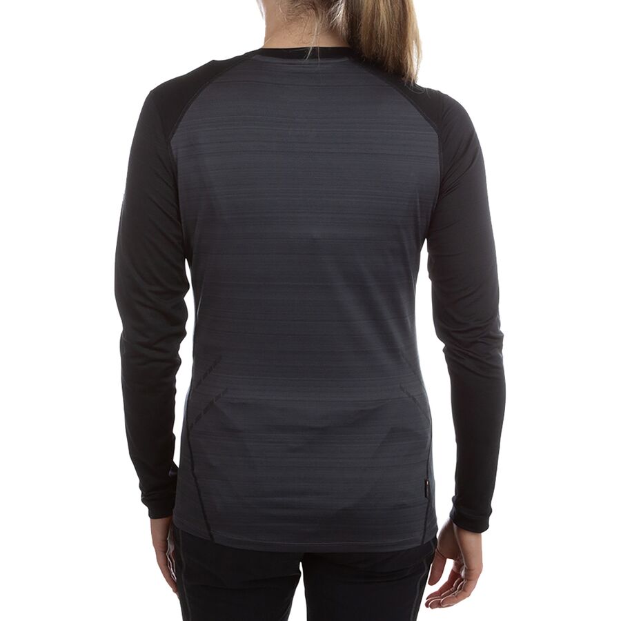 La Sportiva Tour Long-Sleeve Shirt - Women's Carbon/Cherry Tomato