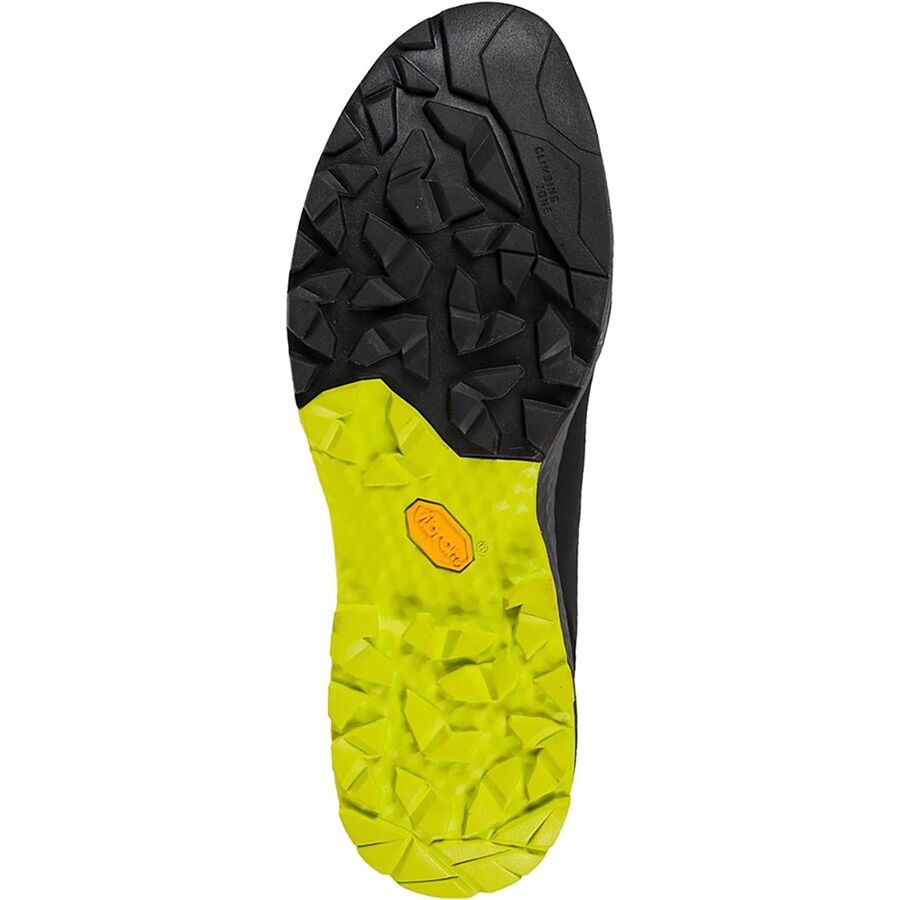La Sportiva TX Guide Leather Approach Shoe - Men's Carbon/Lime Punch