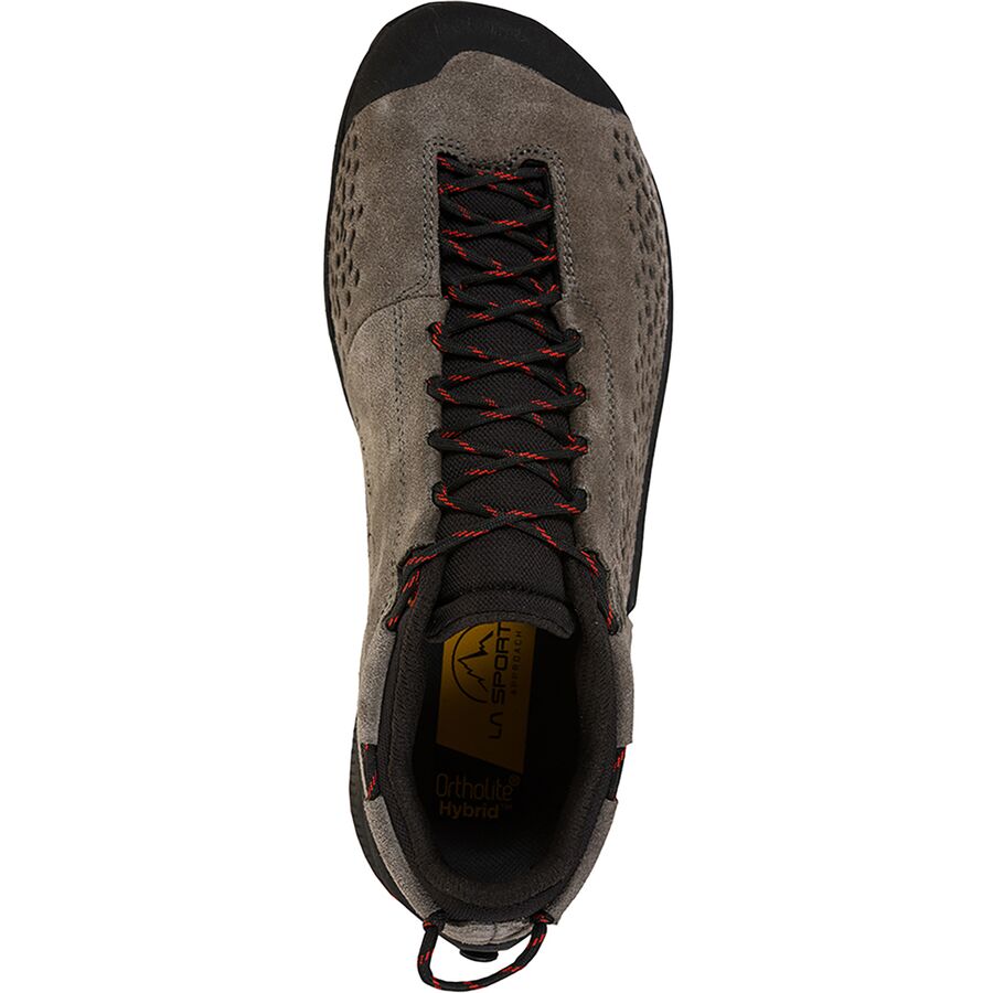 La Sportiva TX2 Evo Leather Approach Shoe - Men's Carbon/Goji