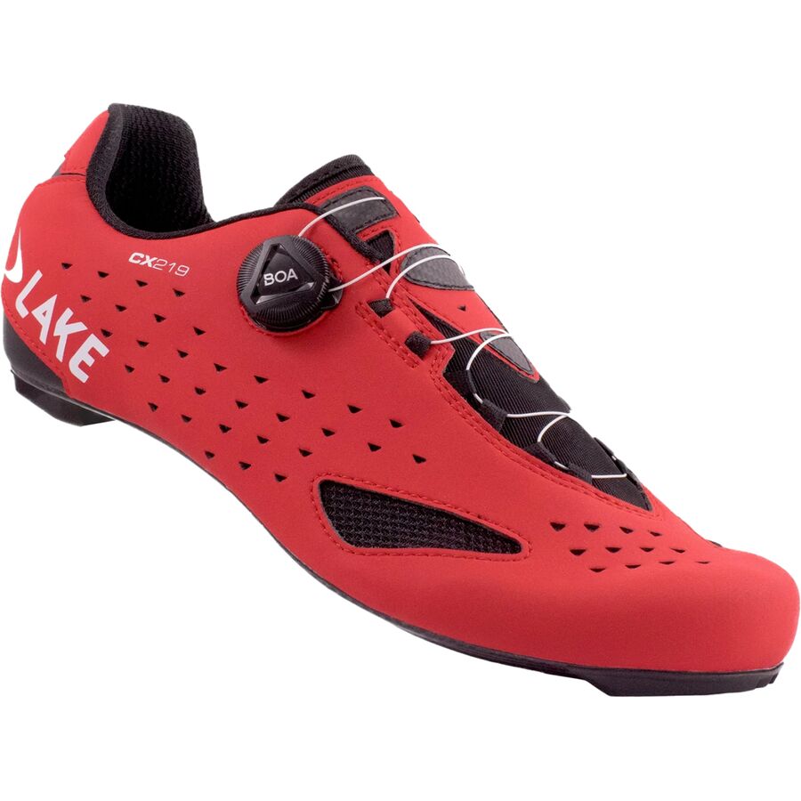 Lake CX219 Wide Cycling Shoe - Men's Black/Black
