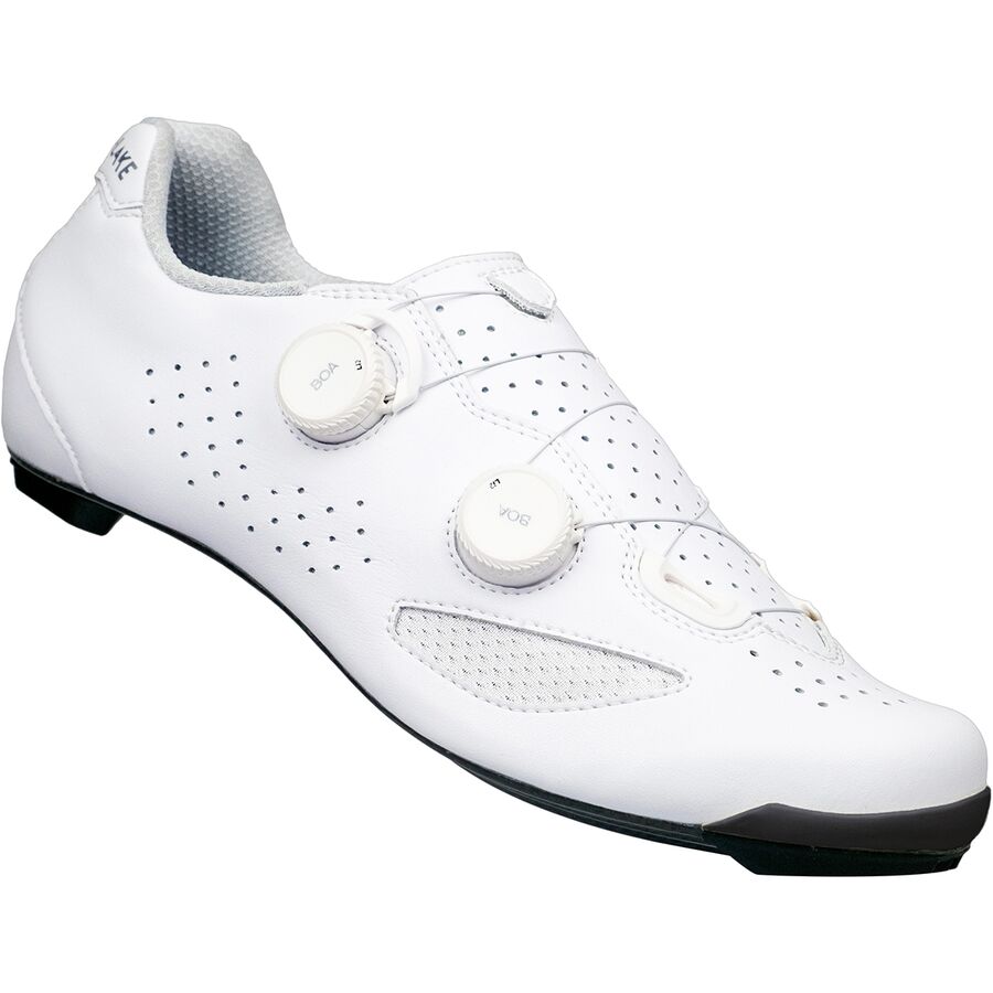 Lake CX239 Wide Cycling Shoe - Men's White/White Clarino
