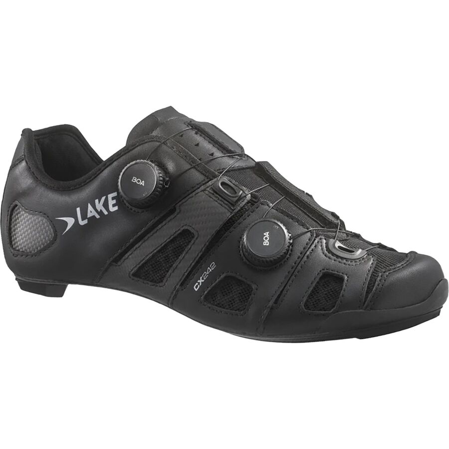 Lake CX242 Cycling Shoe - Men's Black/Silver