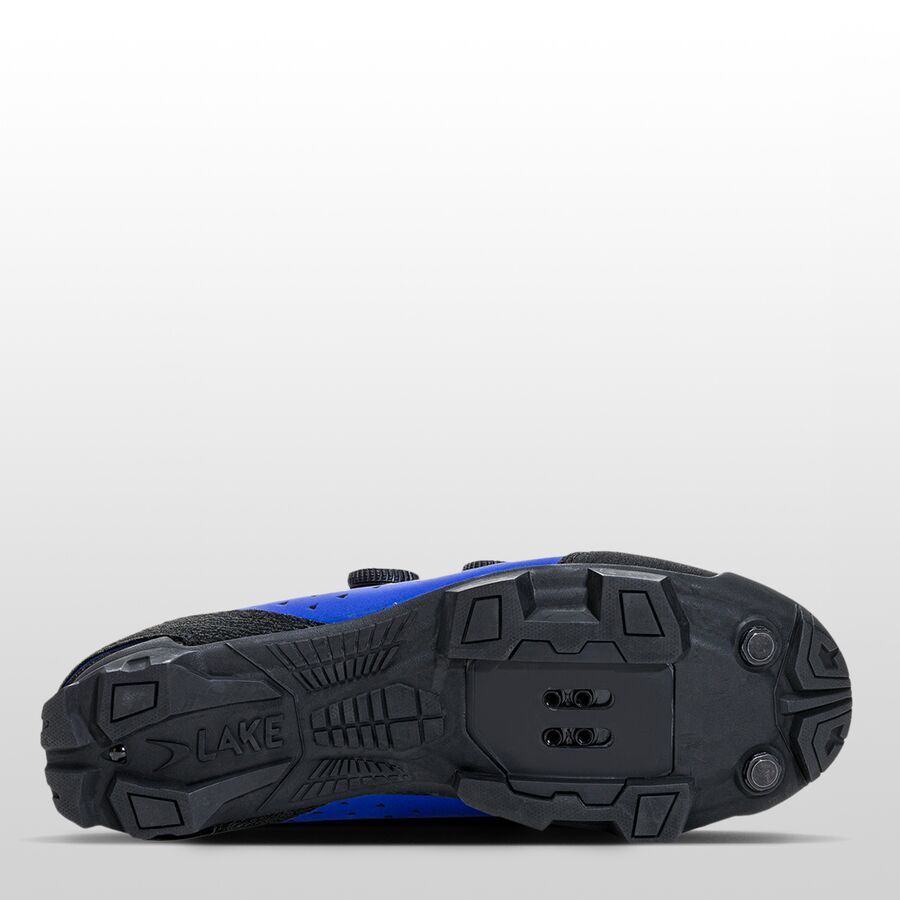 Lake MX238 Cycling Shoe - Men's Strong Blue/Black Microfiber