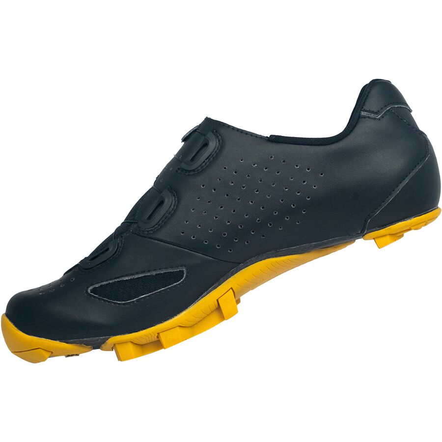 Lake MX239-X Wide Gravel Bike Shoe - Men's Black/Gold
