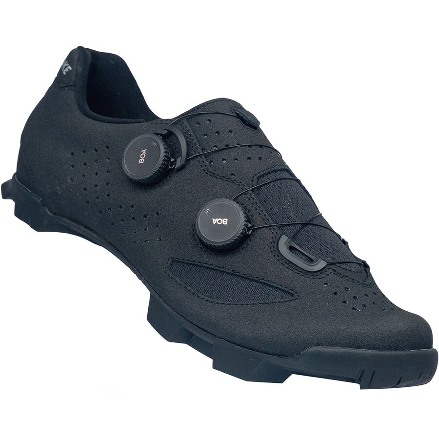 Lake MX239-X Wide Mountain Bike Shoe - Men's Black/Black