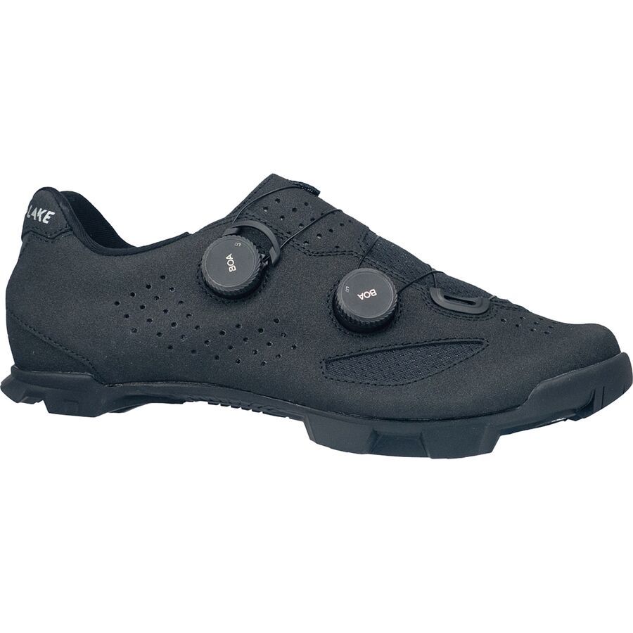 Lake MX239-X Wide Mountain Bike Shoe - Men's Black/Black
